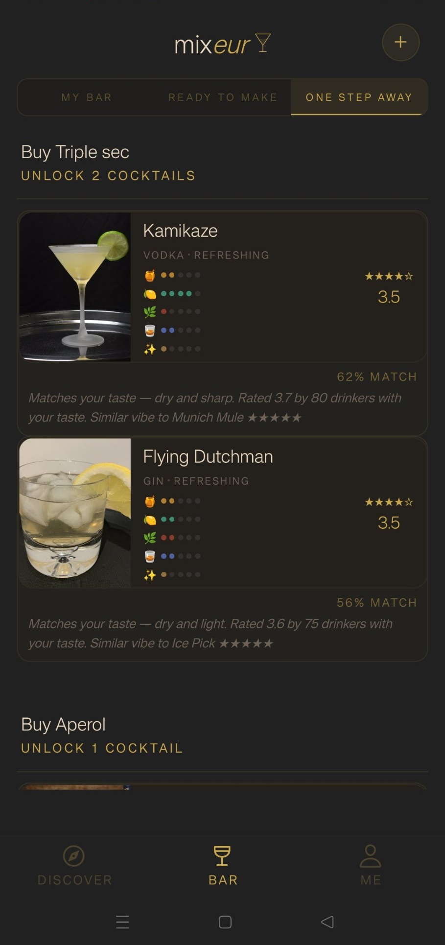 Mixeur — One Step Away